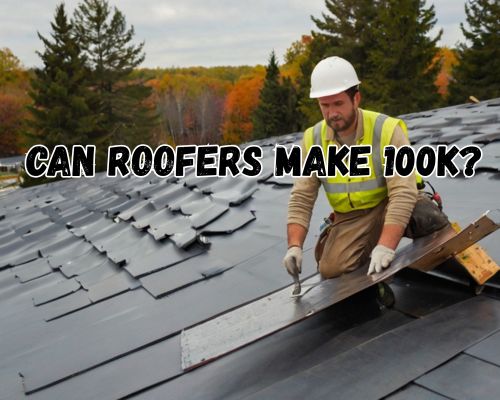 a commercial roof worker earning enough