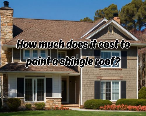 a home with shingle roofing for painting